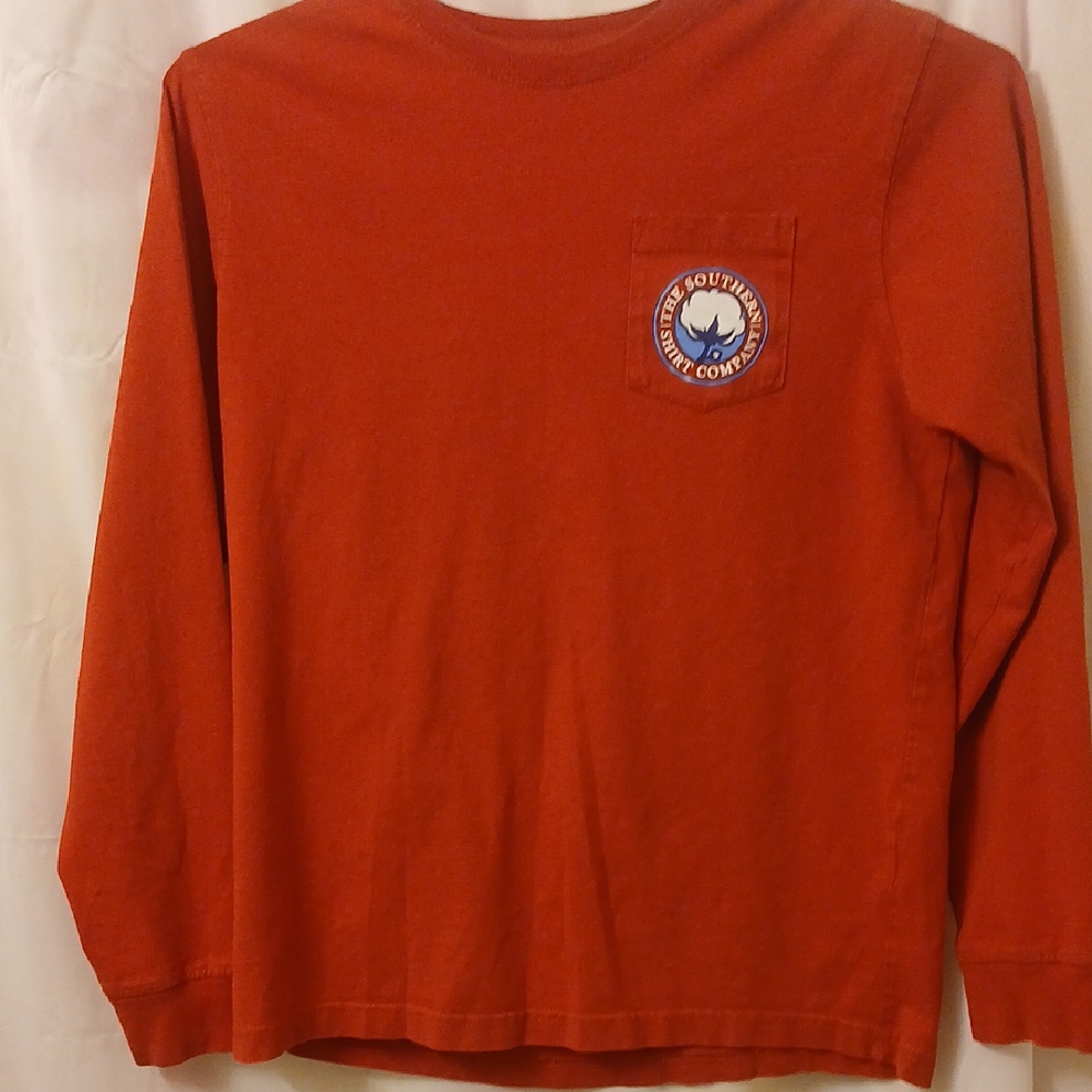 The Southern Shirt Company Kids Long Sleeve Red Top